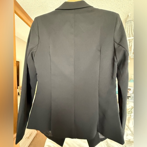 DO+BE black double-breasted blazer with gold buttons, Size Medium - Picture 8 of 9